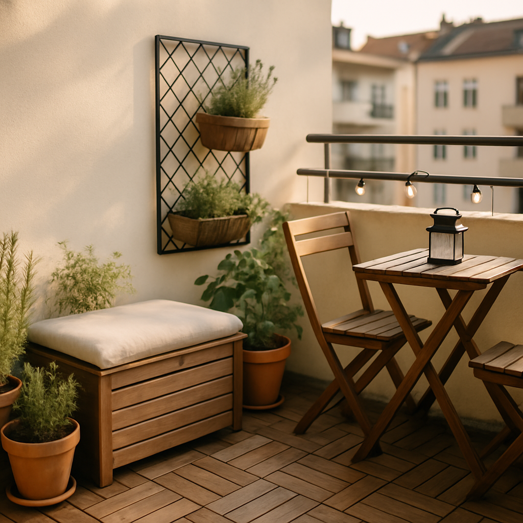Schaper Apartment: Balkon- und Gartenflächen optimal gestalten 30201e75 88e7 4694 85e6 ae6fdfab6b7a